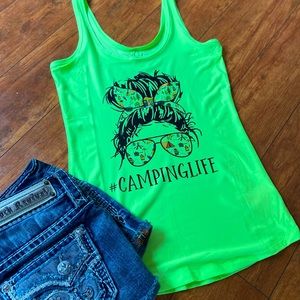 Medium camping shirt new